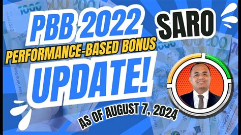 saro pbb 2022|Performance Based Bonus (PBB) FY 2022 Updates .